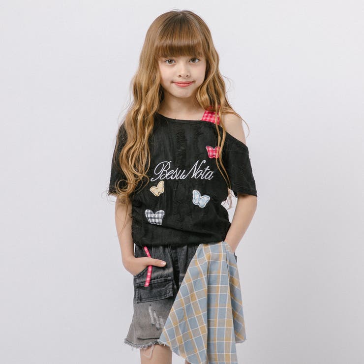 サイドギャザーワンショルダーフロントロゴプリントトップス | URBAN CHERRY | 詳細画像12 