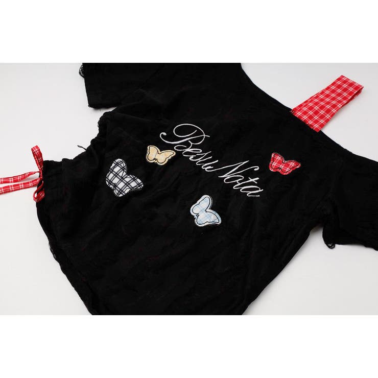 サイドギャザーワンショルダーフロントロゴプリントトップス | URBAN CHERRY | 詳細画像16 