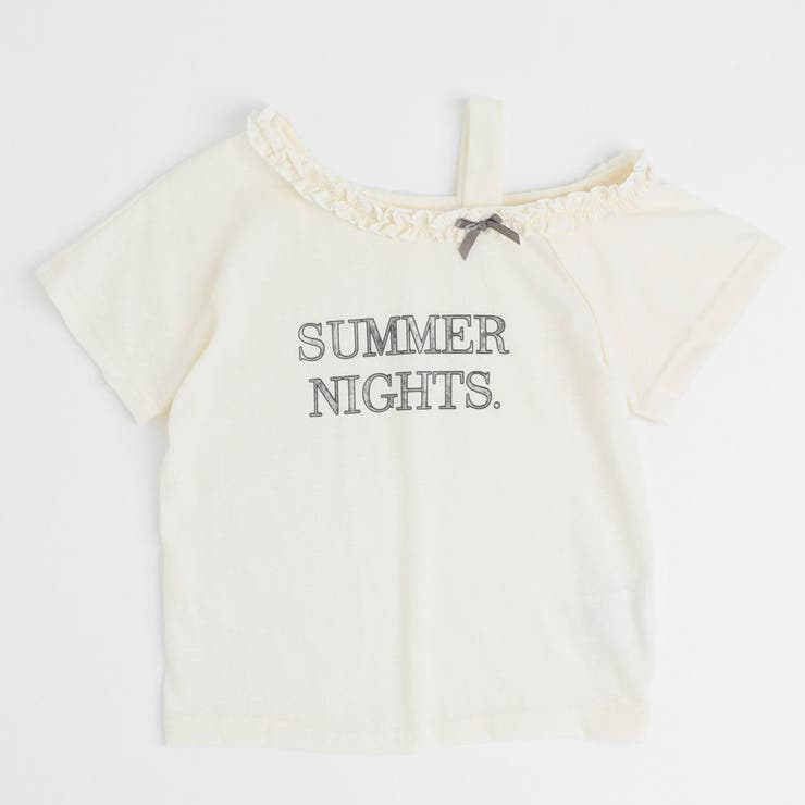カットショルダーフリルクロップドTシャツ | URBAN CHERRY | 詳細画像2 