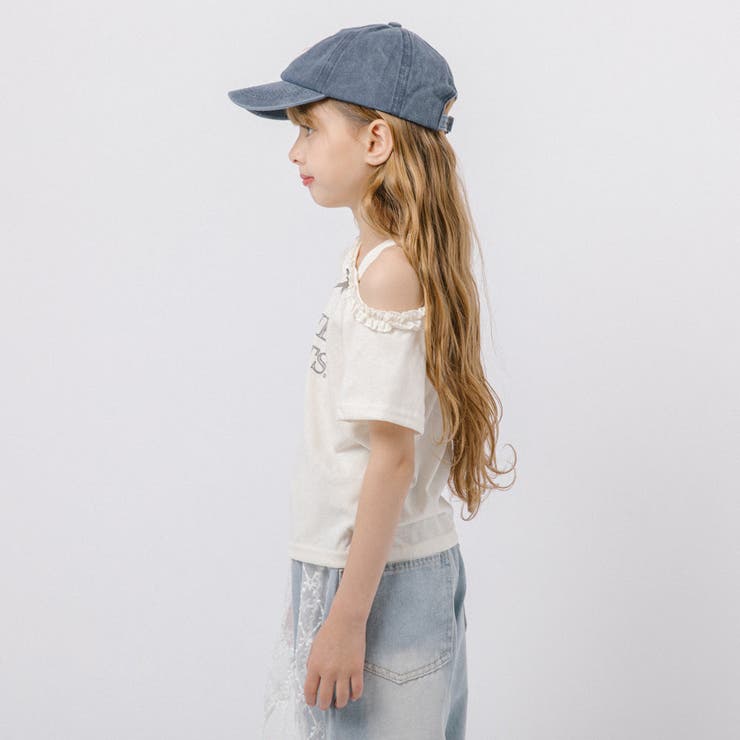 カットショルダーフリルクロップドTシャツ | URBAN CHERRY | 詳細画像5 