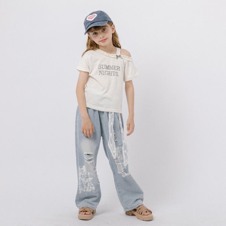 カットショルダーフリルクロップドTシャツ | URBAN CHERRY | 詳細画像8 