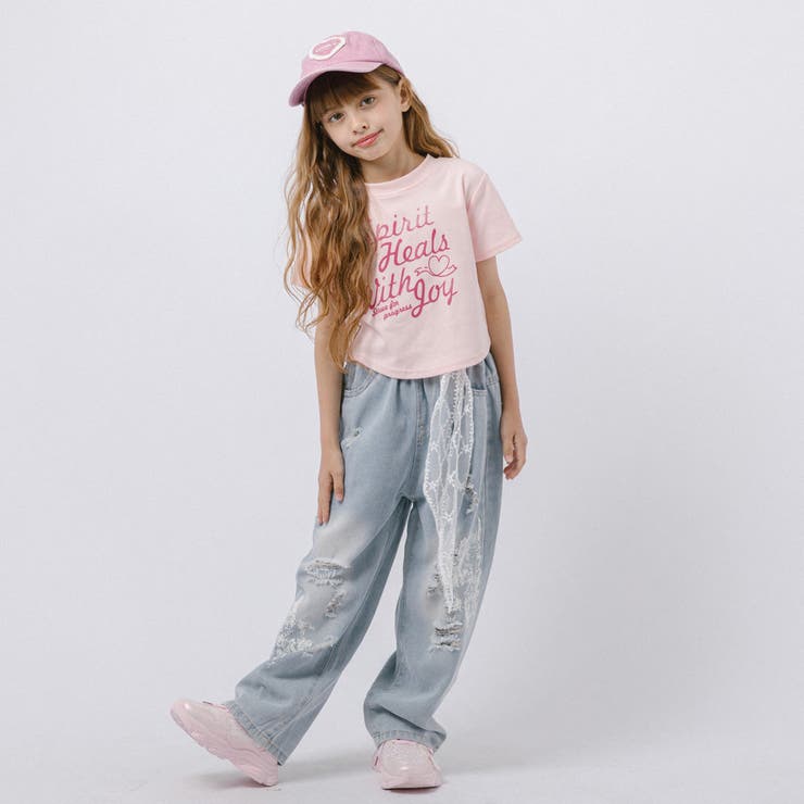 フレンチロゴプリントクロップドTシャツ | URBAN CHERRY | 詳細画像12 