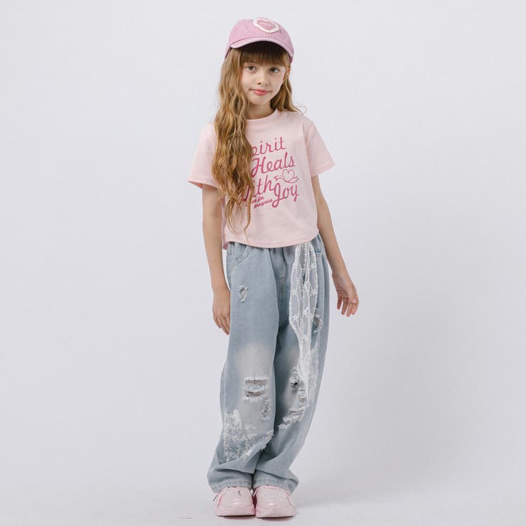フレンチロゴプリントクロップドTシャツ | URBAN CHERRY | 詳細画像13 