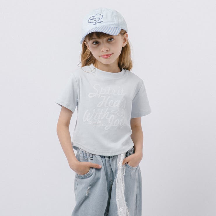 フレンチロゴプリントクロップドTシャツ | URBAN CHERRY | 詳細画像17 