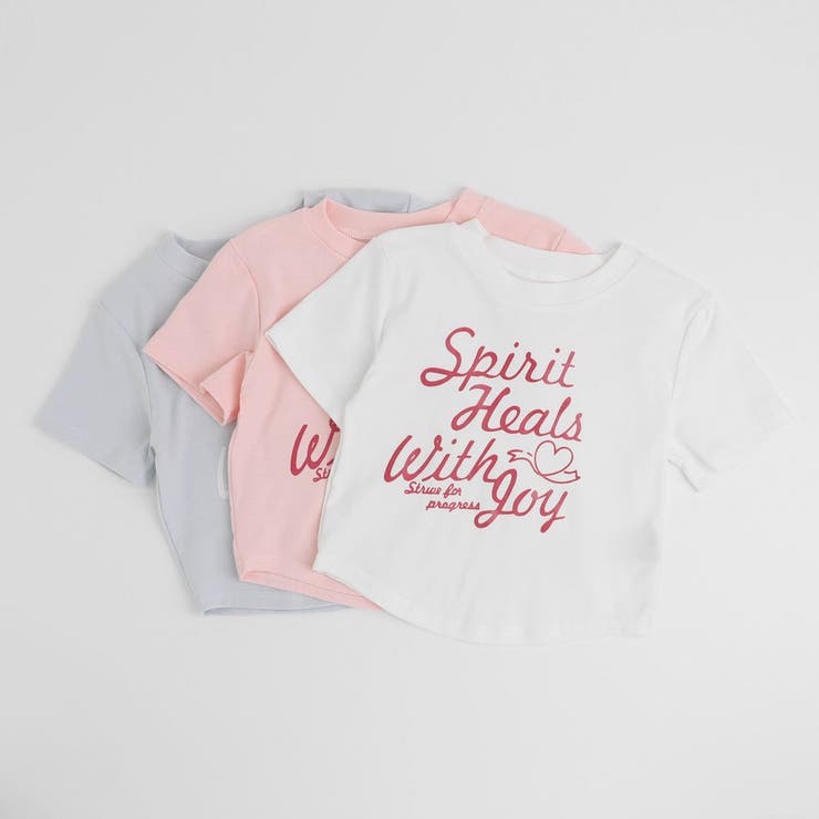 フレンチロゴプリントクロップドTシャツ | URBAN CHERRY | 詳細画像2 