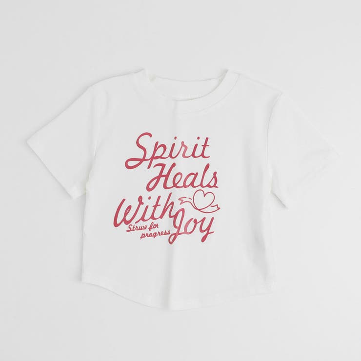 フレンチロゴプリントクロップドTシャツ | URBAN CHERRY | 詳細画像5 