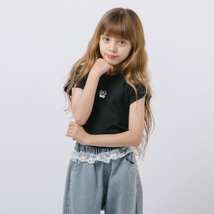 バックオープンフロントチェリーロゴミニTシャツ | URBAN CHERRY | 詳細画像15 