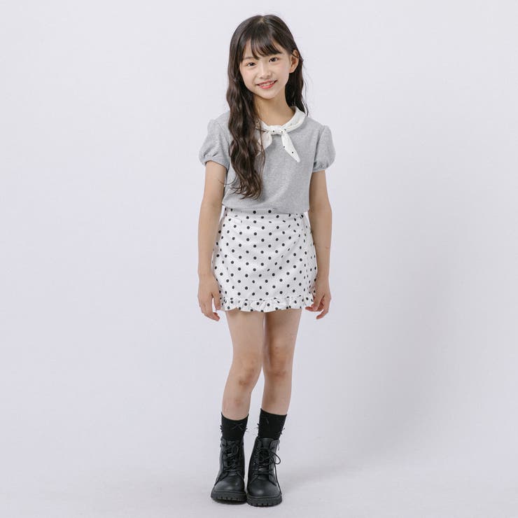 ドットリボンタイドッキングパフスリーブトップス | URBAN CHERRY | 詳細画像18 