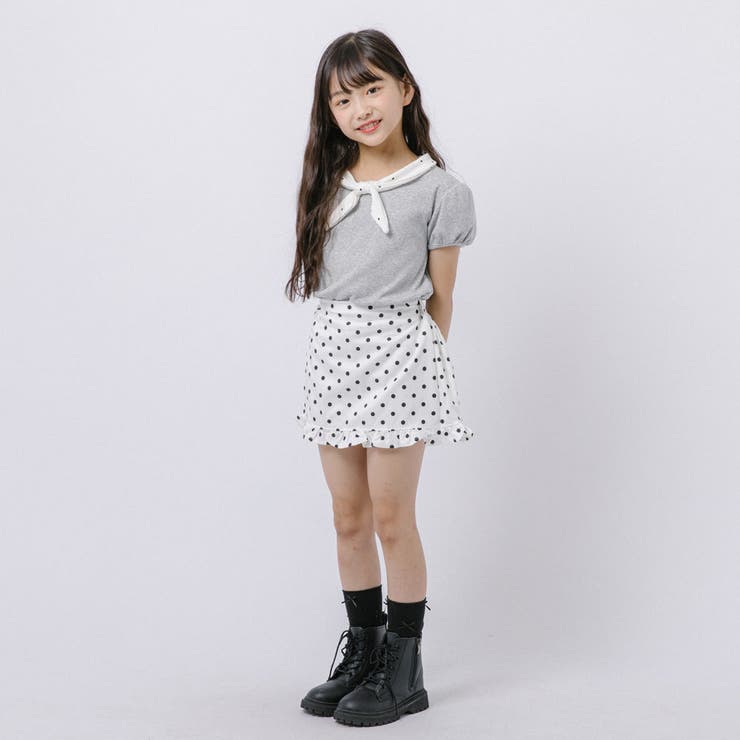 ドットリボンタイドッキングパフスリーブトップス | URBAN CHERRY | 詳細画像9 
