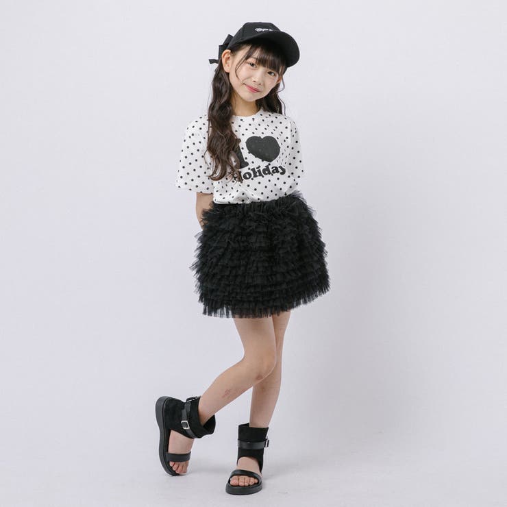 フロントロゴプリントドットTシャツ | URBAN CHERRY | 詳細画像3 