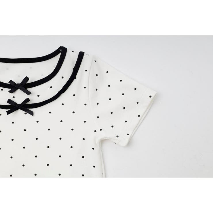 レイヤードライクポルカドットリボンTシャツ | URBAN CHERRY | 詳細画像19 