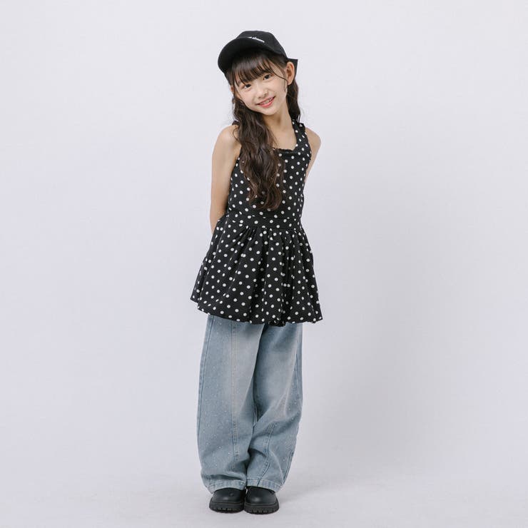 ホルターネックドットペプラムトップス | URBAN CHERRY | 詳細画像18 