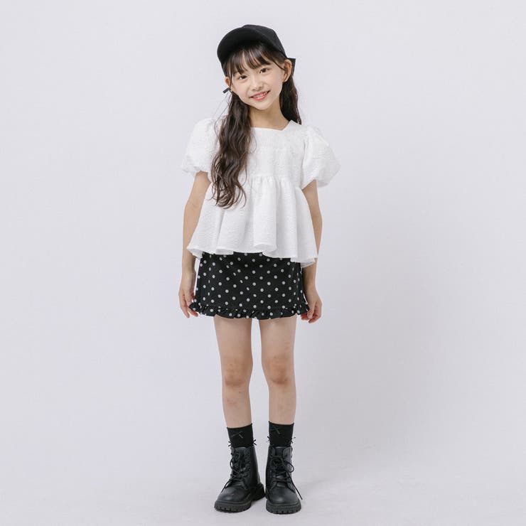バックリボンスクエアネックジャカードブラウス | URBAN CHERRY | 詳細画像10 