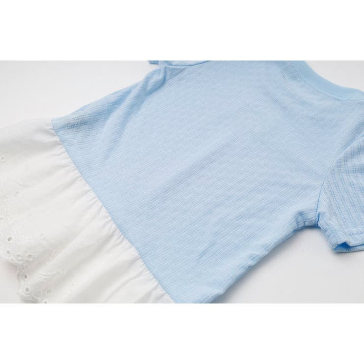 カットワークレースフリルドッキングTシャツ | URBAN CHERRY | 詳細画像24 