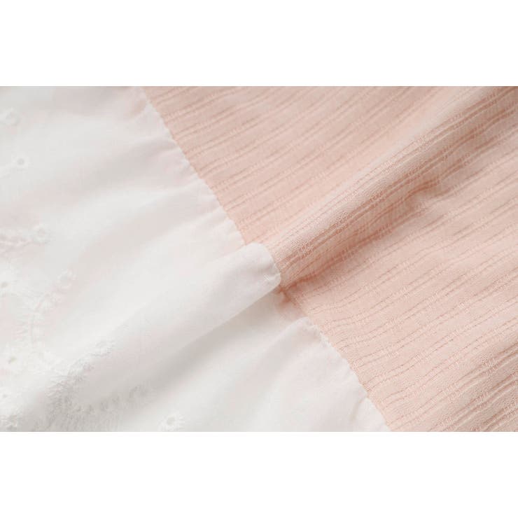 カットワークレースフリルドッキングTシャツ | URBAN CHERRY | 詳細画像26 