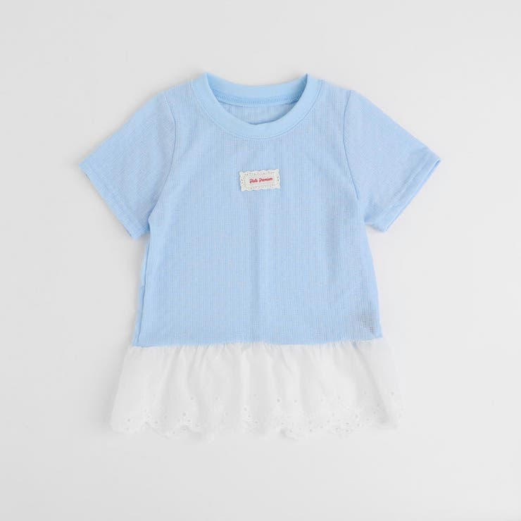 カットワークレースフリルドッキングTシャツ | URBAN CHERRY | 詳細画像7 