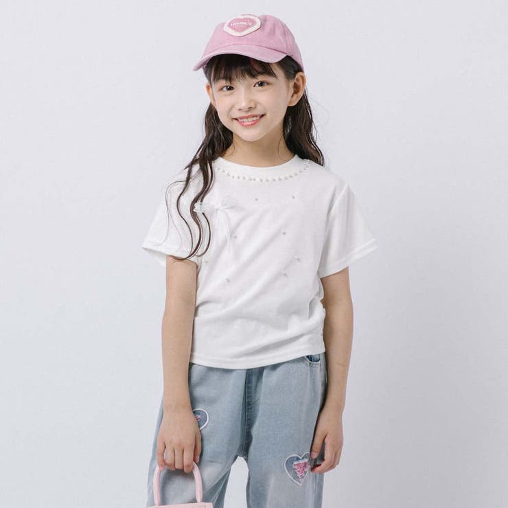 サイドギャザークロップドパールTシャツ | URBAN CHERRY | 詳細画像12 