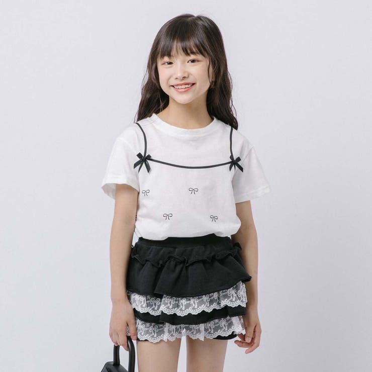 リボンキャミドッキングTシャツ | URBAN CHERRY | 詳細画像7 