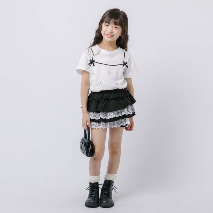 リボンキャミドッキングTシャツ | URBAN CHERRY | 詳細画像8 