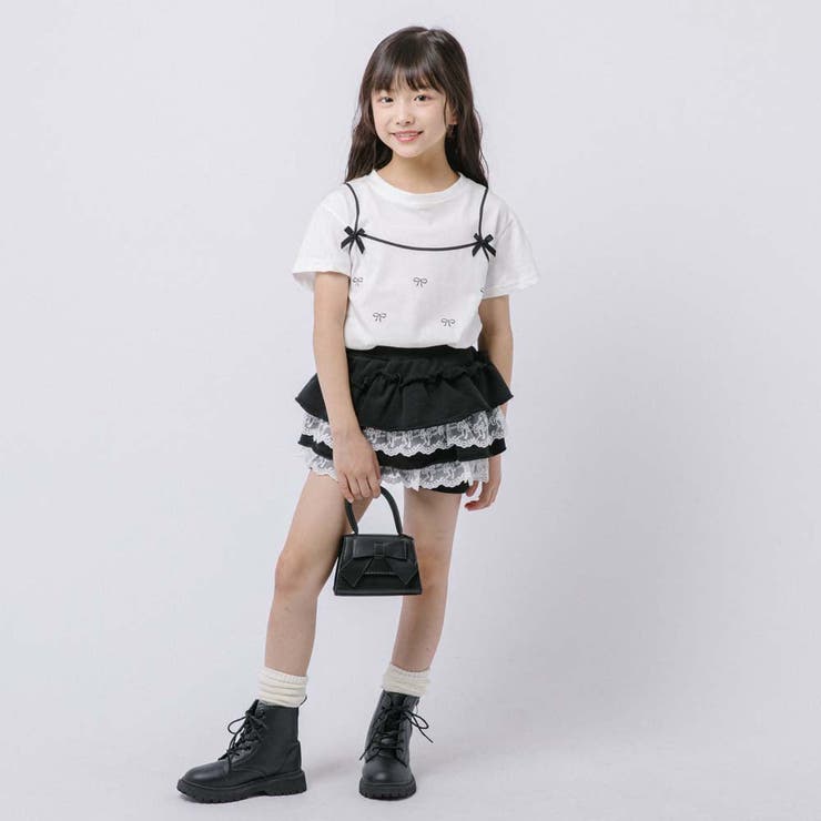 リボンキャミドッキングTシャツ | URBAN CHERRY | 詳細画像9 