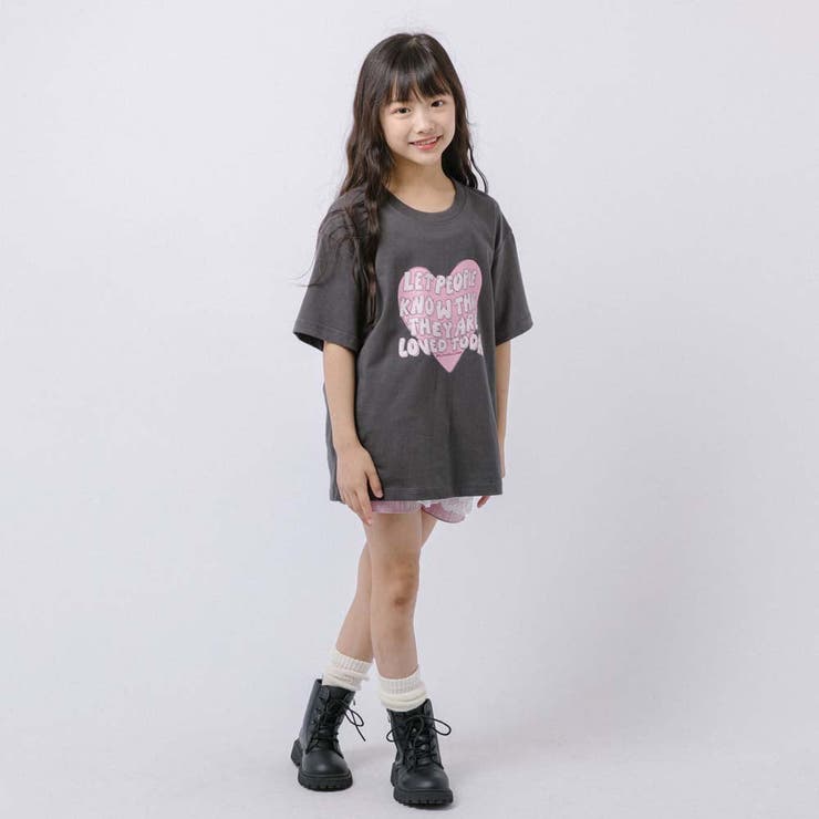 ハートテキストロゴプリントTシャツ | URBAN CHERRY | 詳細画像19 