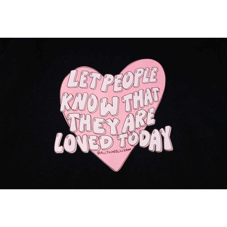 ハートテキストロゴプリントTシャツ | URBAN CHERRY | 詳細画像26 