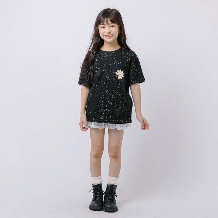 フラワープリントオーバーサイズTシャツ | URBAN CHERRY | 詳細画像13 