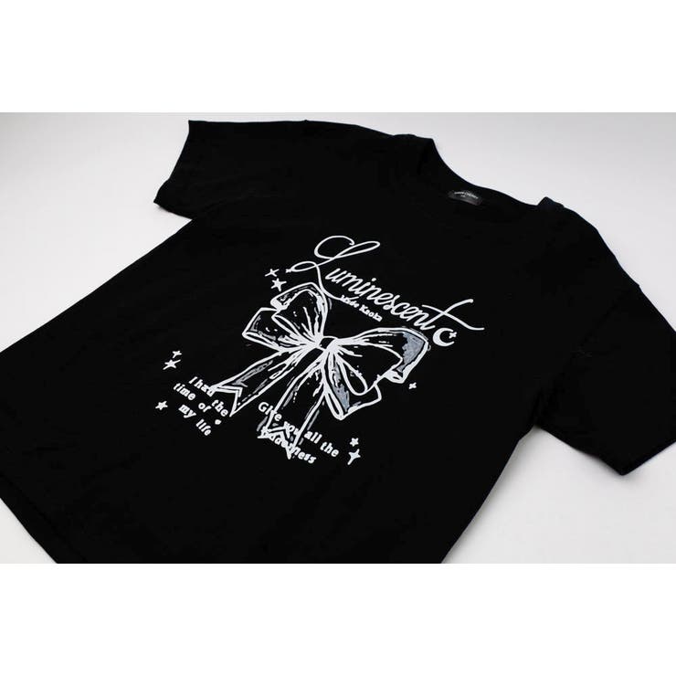 リボンロゴプリントオーバーサイズTシャツ | URBAN CHERRY | 詳細画像11 