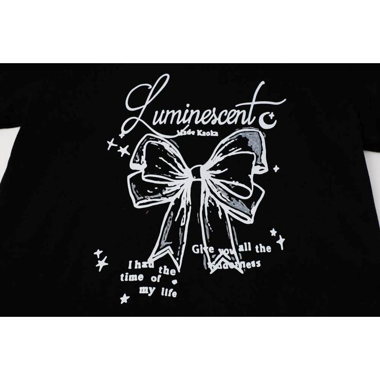 リボンロゴプリントオーバーサイズTシャツ | URBAN CHERRY | 詳細画像14 