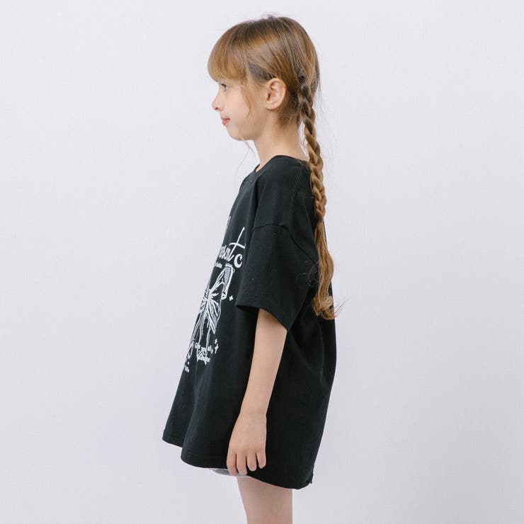 リボンロゴプリントオーバーサイズTシャツ | URBAN CHERRY | 詳細画像5 