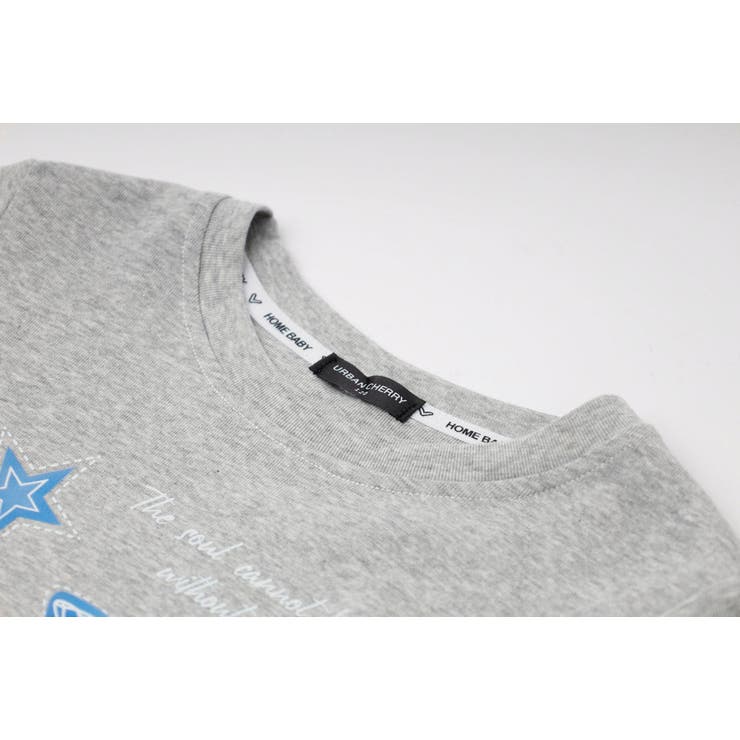 レースフリルバタフライロゴプリントギャザーTシャツ | URBAN CHERRY | 詳細画像16 