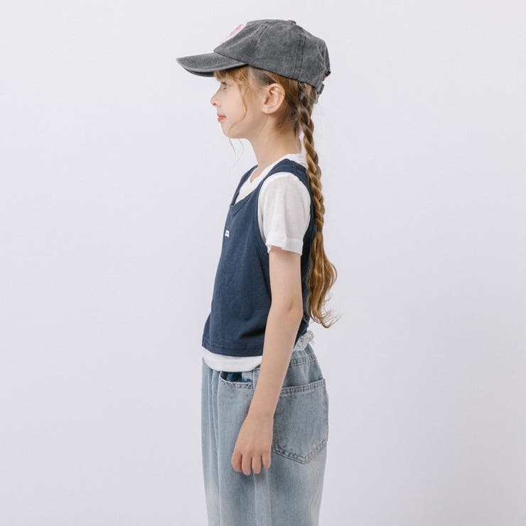 レイヤードライクフロントタグデザインドッキングトップス | URBAN CHERRY | 詳細画像7 