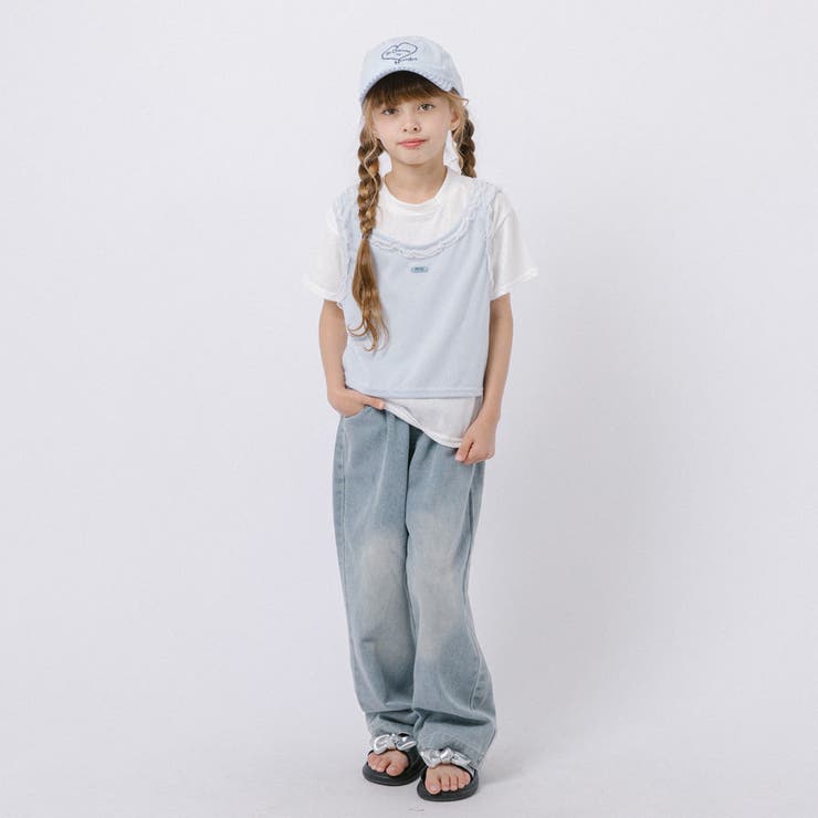 フリルタンクトップドッキングレイヤードライクトップス | URBAN CHERRY | 詳細画像15 