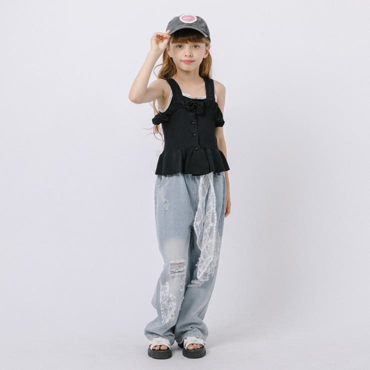 ノースリーブフリルペプラムトップス | URBAN CHERRY | 詳細画像35 