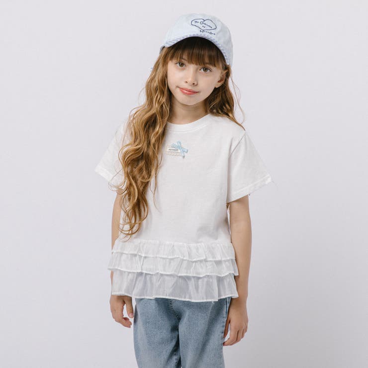 ワンポイントデザインシアーティアードフリルドッキングトップス | URBAN CHERRY | 詳細画像24 