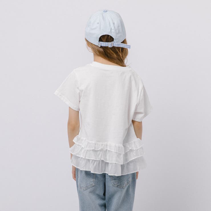 ワンポイントデザインシアーティアードフリルドッキングトップス | URBAN CHERRY | 詳細画像8 