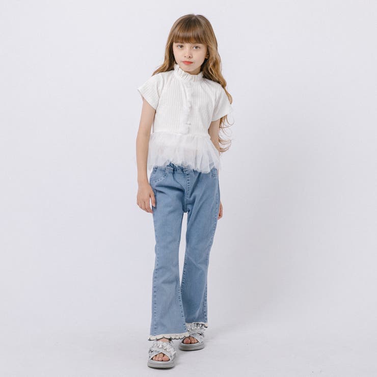 リブフリルチュールドッキングトップス | URBAN CHERRY | 詳細画像10 