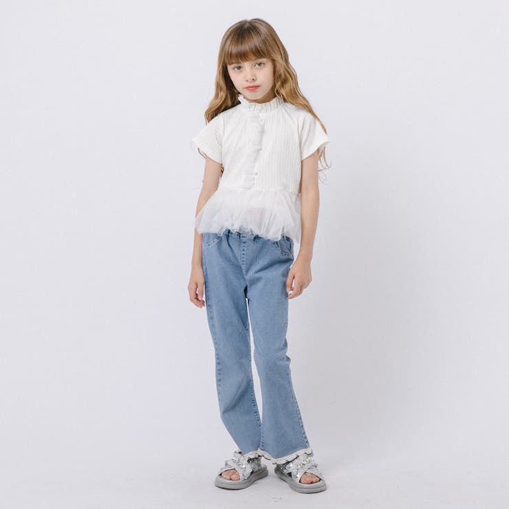 リブフリルチュールドッキングトップス | URBAN CHERRY | 詳細画像9 