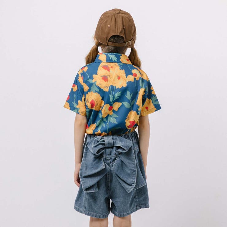 ビッグフラワープリントオーバーサイズシャツ | URBAN CHERRY | 詳細画像6 
