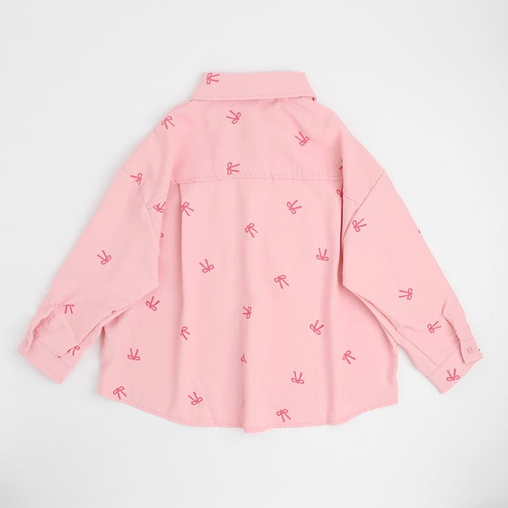 リボンプリントオーバーサイズシャツ | URBAN CHERRY | 詳細画像4 