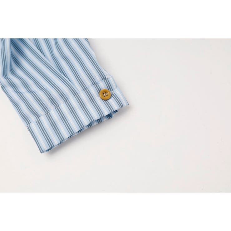 バックリボンプリントストライプオーバーサイズシャツ | URBAN CHERRY | 詳細画像19 