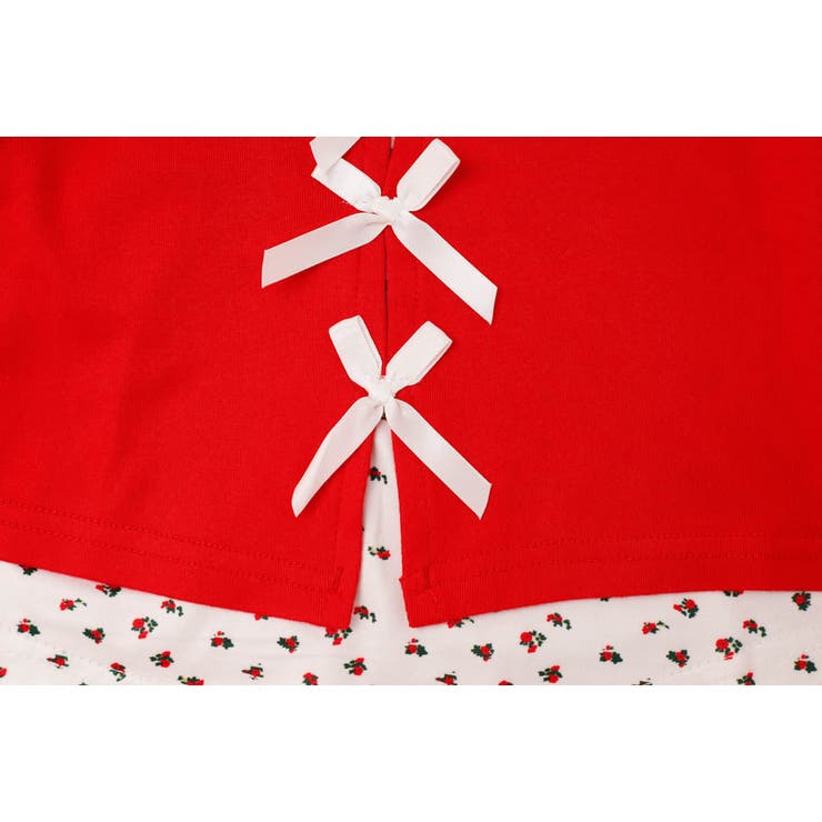 ミニフラワープリントキャミドッキングフロントリボントップス | URBAN CHERRY | 詳細画像32 