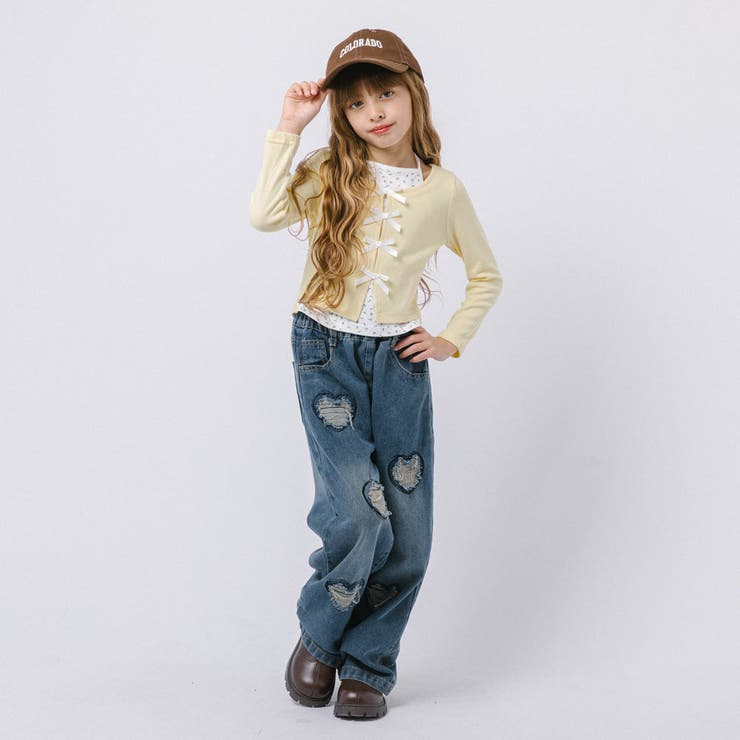 ミニフラワープリントキャミドッキングフロントリボントップス | URBAN CHERRY | 詳細画像38 