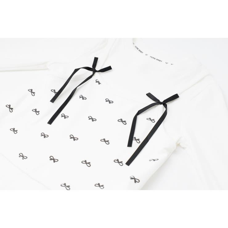 リボンプリントデザインキャミドッキングトップス | URBAN CHERRY | 詳細画像11 