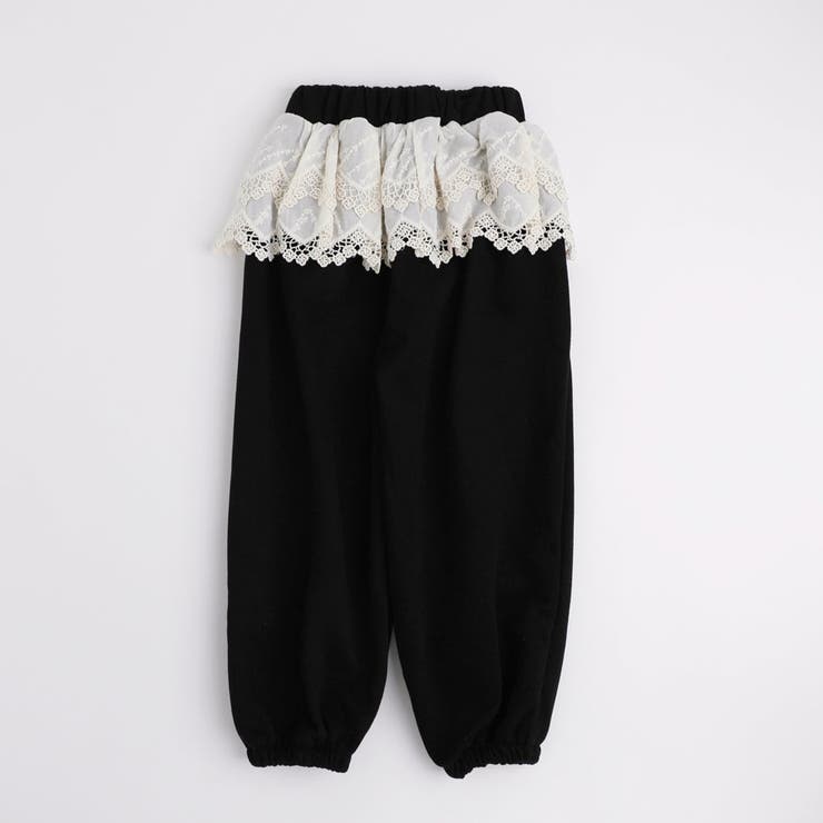 【2点セット】リボンプリントトップス＋フリルスカートドッキングパンツ | URBAN CHERRY | 詳細画像10 