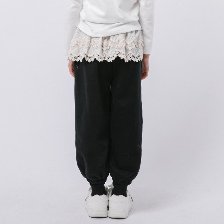 【2点セット】リボンプリントトップス＋フリルスカートドッキングパンツ | URBAN CHERRY | 詳細画像13 