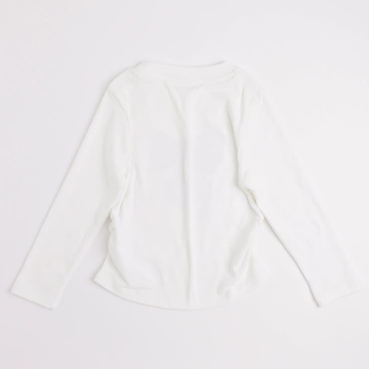 【2点セット】リボンプリントトップス＋フリルスカートドッキングパンツ | URBAN CHERRY | 詳細画像5 
