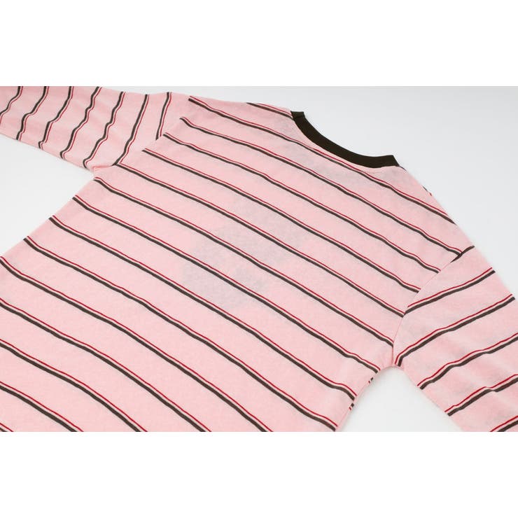 ナンバーロゴプリントボーダーオーバーサイズトップス | URBAN CHERRY | 詳細画像26 