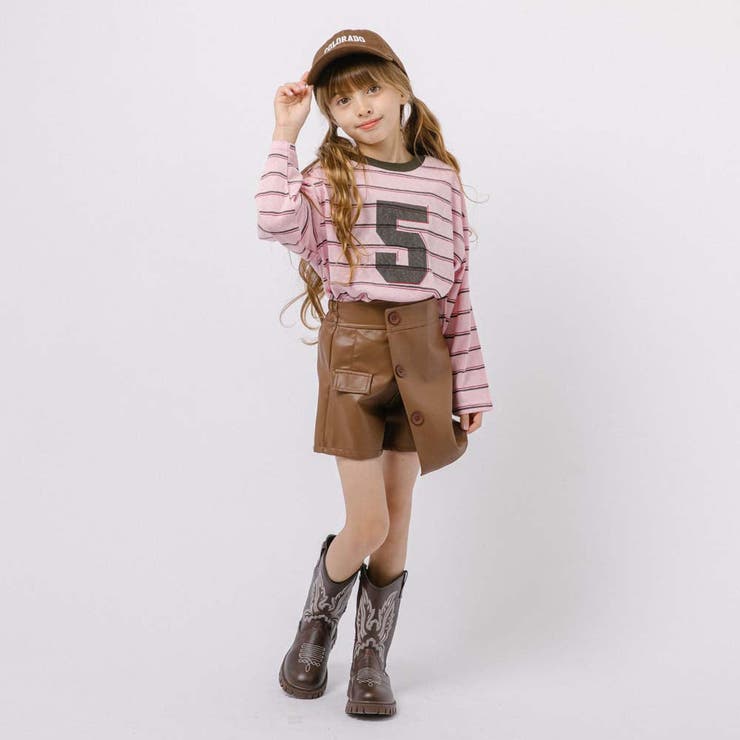ナンバーロゴプリントボーダーオーバーサイズトップス | URBAN CHERRY | 詳細画像37 