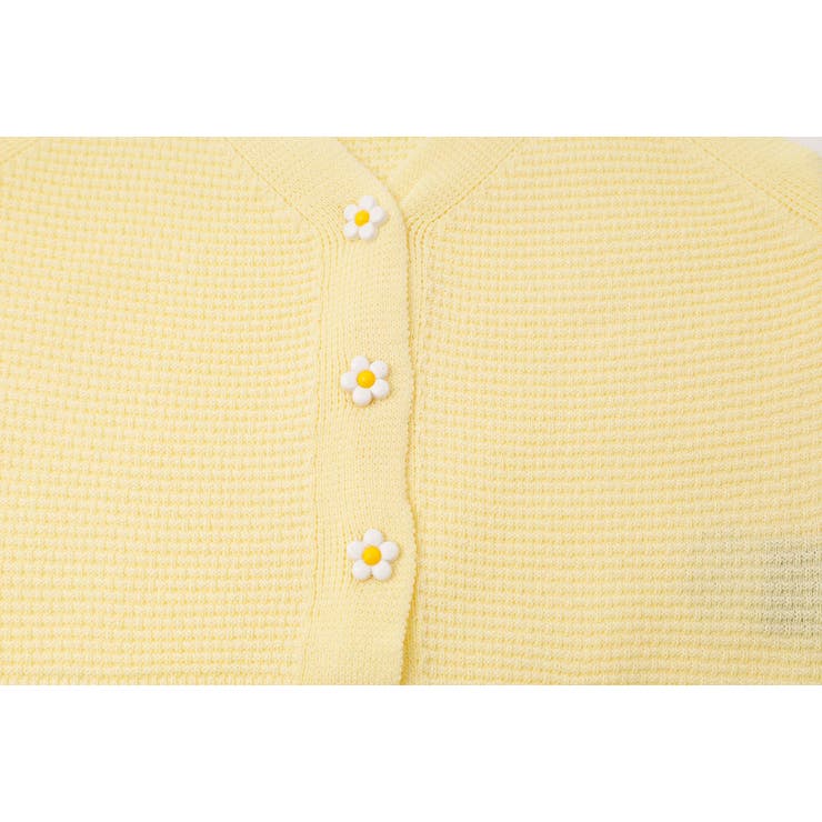 フラワーフロントボタンデザインサマーニットビスチェ | URBAN CHERRY | 詳細画像27 